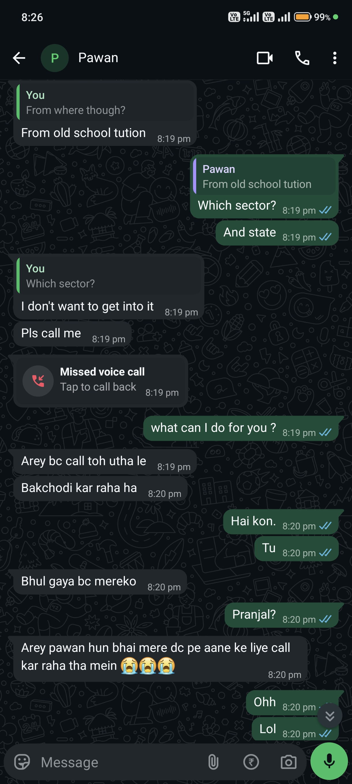 WhatsApp evidence 2