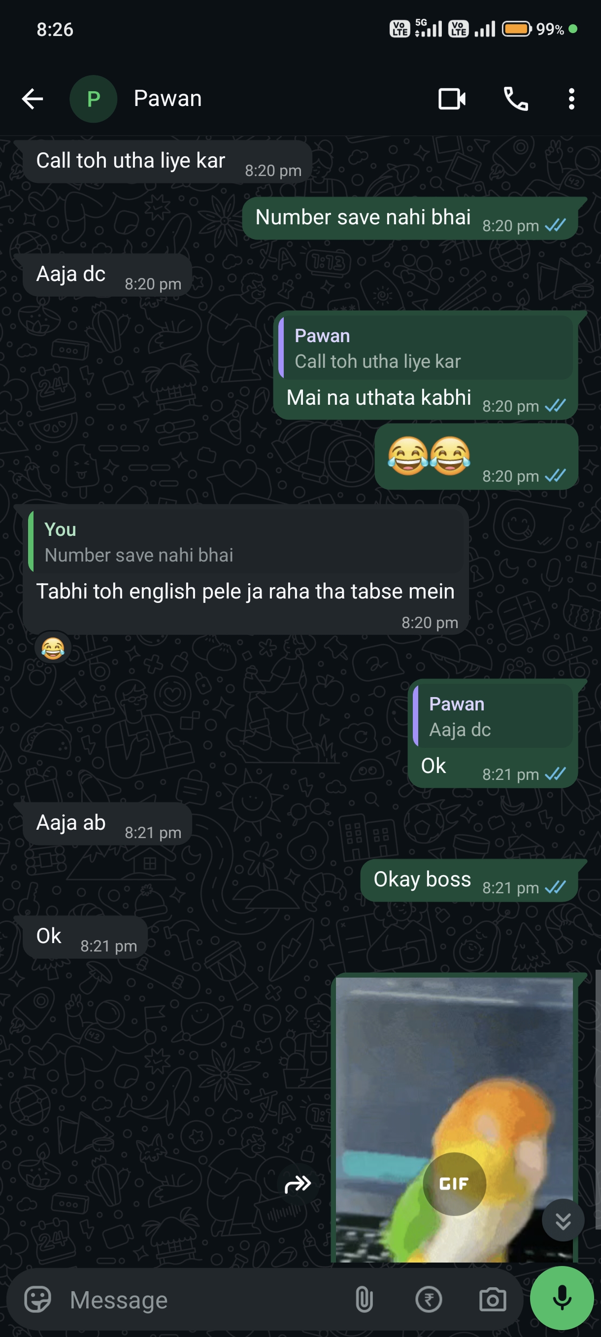WhatsApp evidence 3